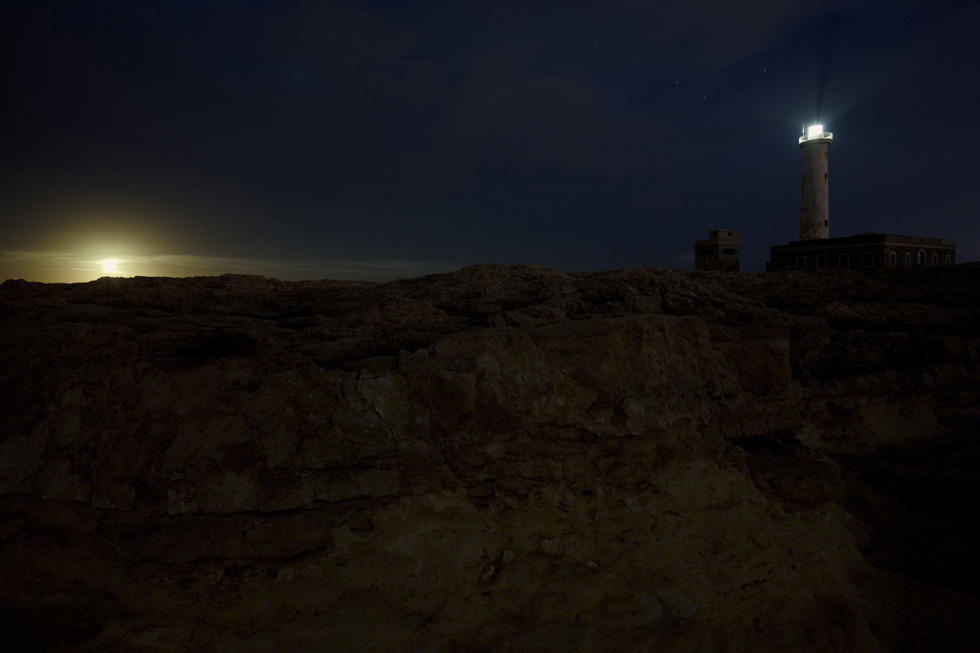 August, 2013, 100 immigrants are rescued in the Cyclops bay in Acitrezza, Sicily.