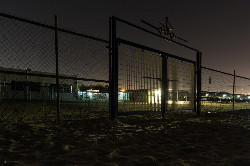 The beach at Catania, Sicily.