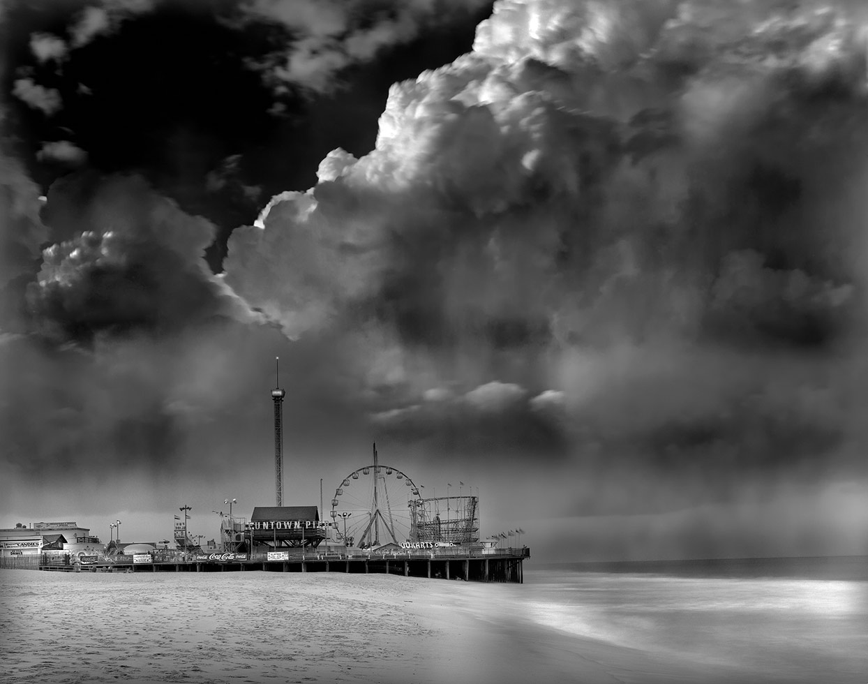This ominous picture was taken a few years ago, moments before a huge thunderstorm hit the area.