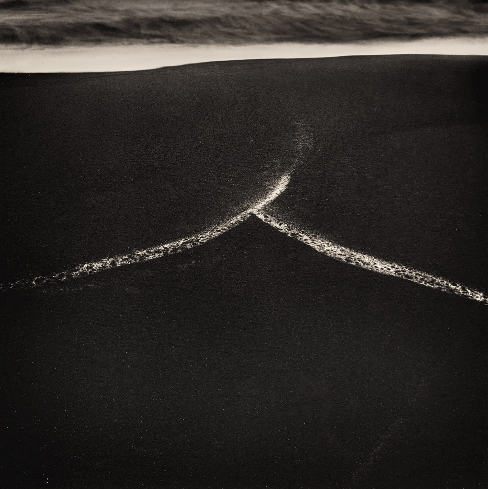 Wave Trails 
Black Sand, Iceland 2002