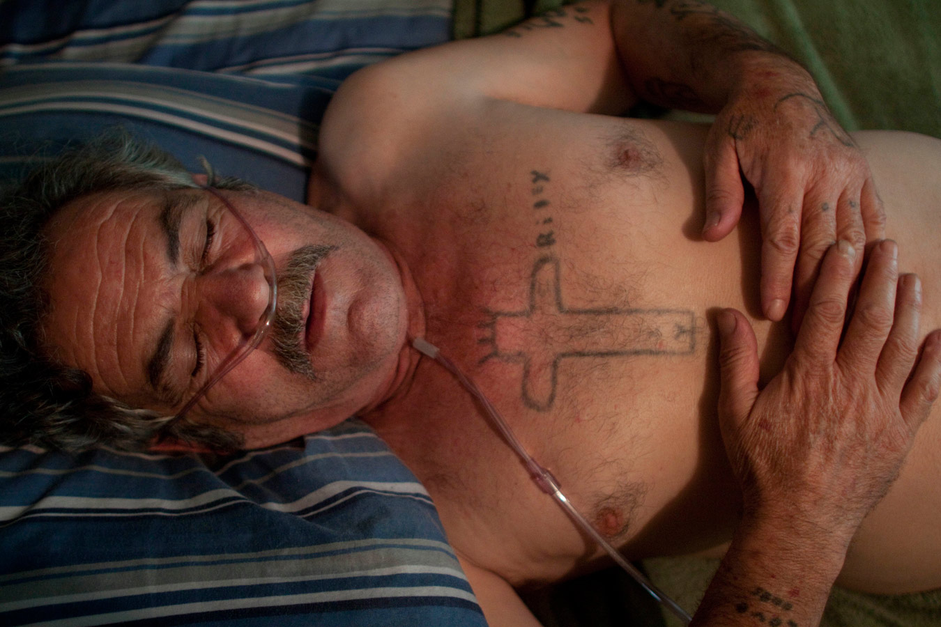 Otis Gillenwater from Sumarco was a miner for three decades. He is here at the Tug River black lung clinic, the only one in southern West Virginia, to find out if he qualifies for compensation from the coal company where he worked.