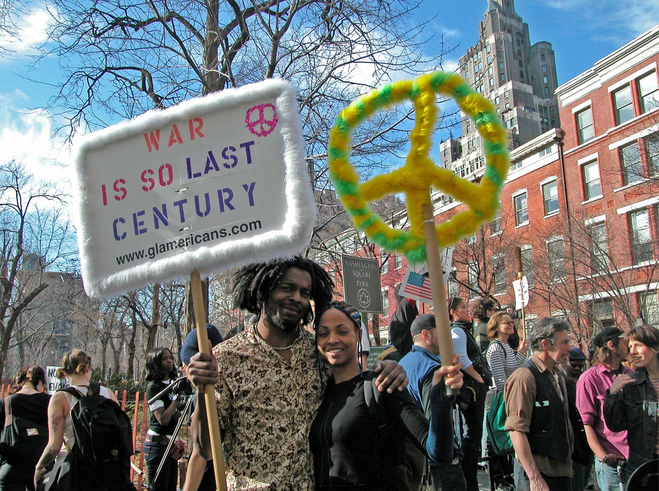 March & Rally to Protest U.S. Invasion of Iraq
New York City, March 2003
