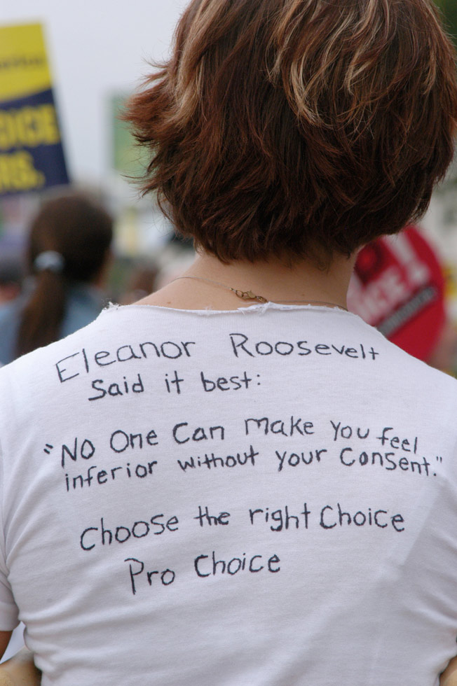 Pro-Choice March For Women's Lives
Washington, D.C., April 2004