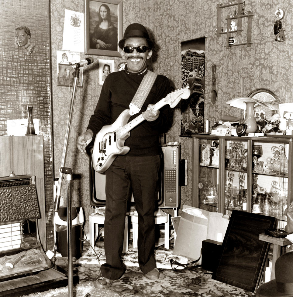 Laurel Aitken, aka The Godfather of Ska, at home
Leicester, 1980