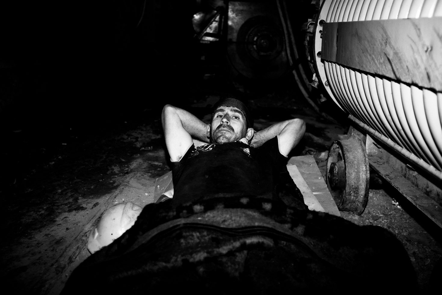 Arthur Dardha, one of the miners who went on hunger strike.