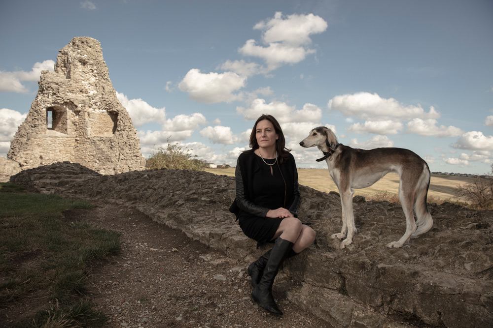 Rebecca Harris, MP for Castle Point, by Reme Campos