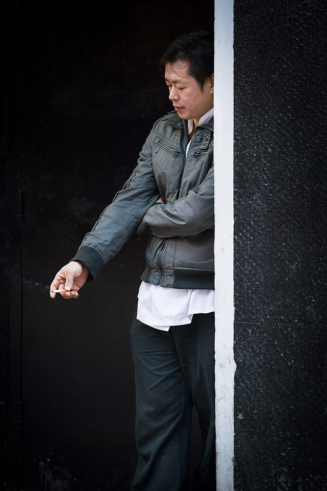 From the series: Jan Enkelmann: Smoking Chefs