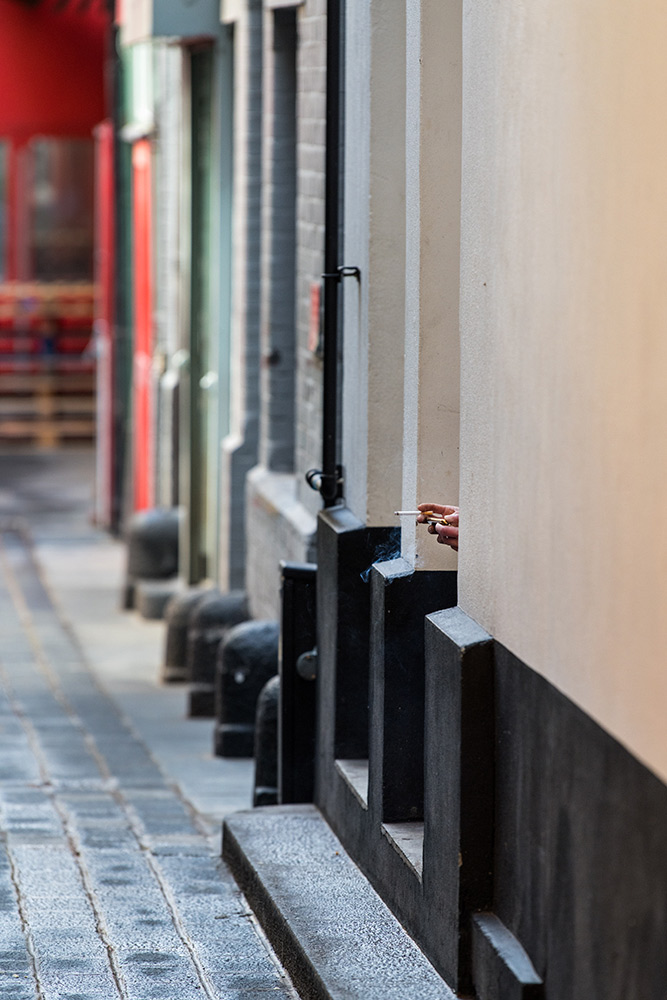 From the series: Jan Enkelmann: Smoking Chefs