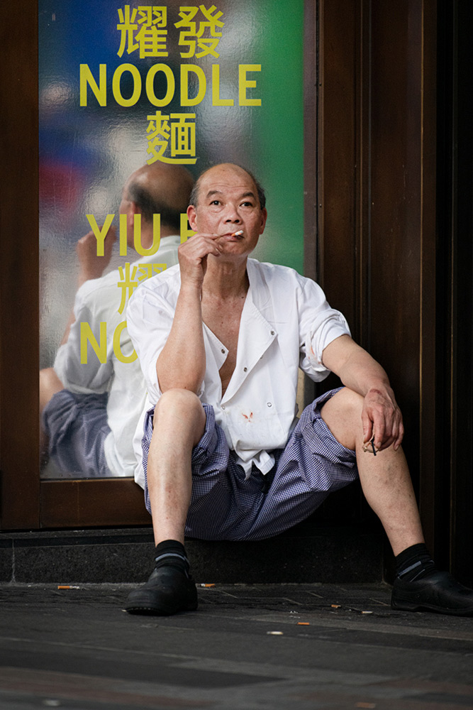 From the series: Jan Enkelmann: Smoking Chefs