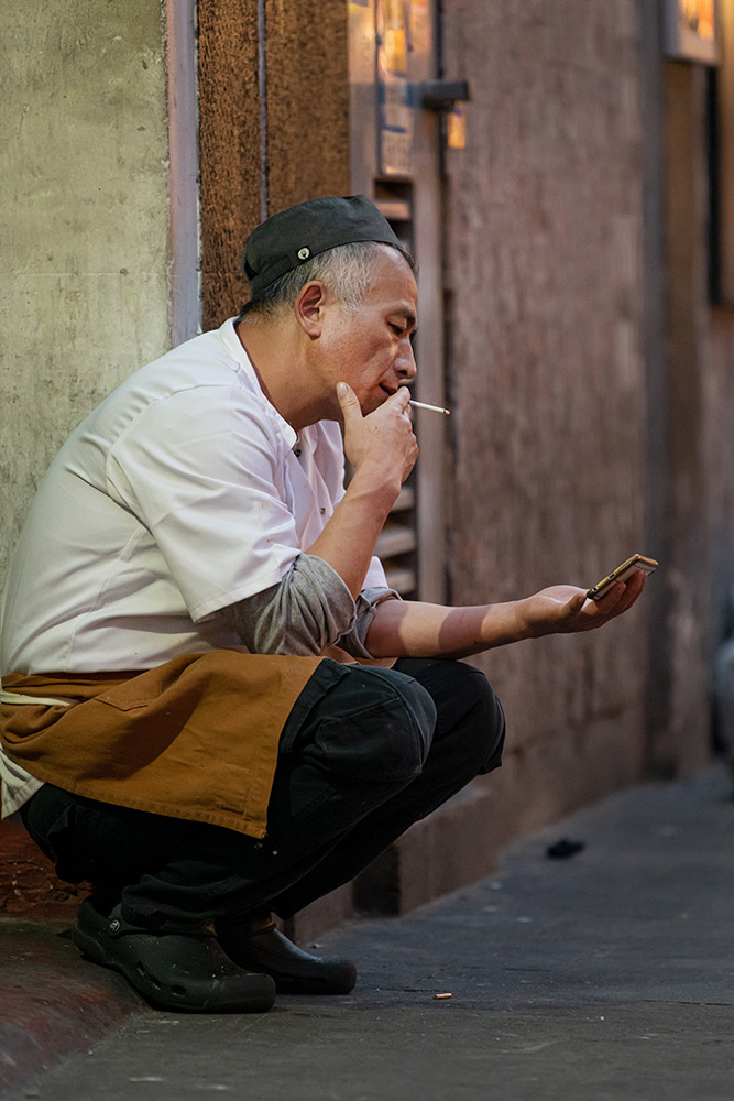 From the series: Jan Enkelmann: Smoking Chefs