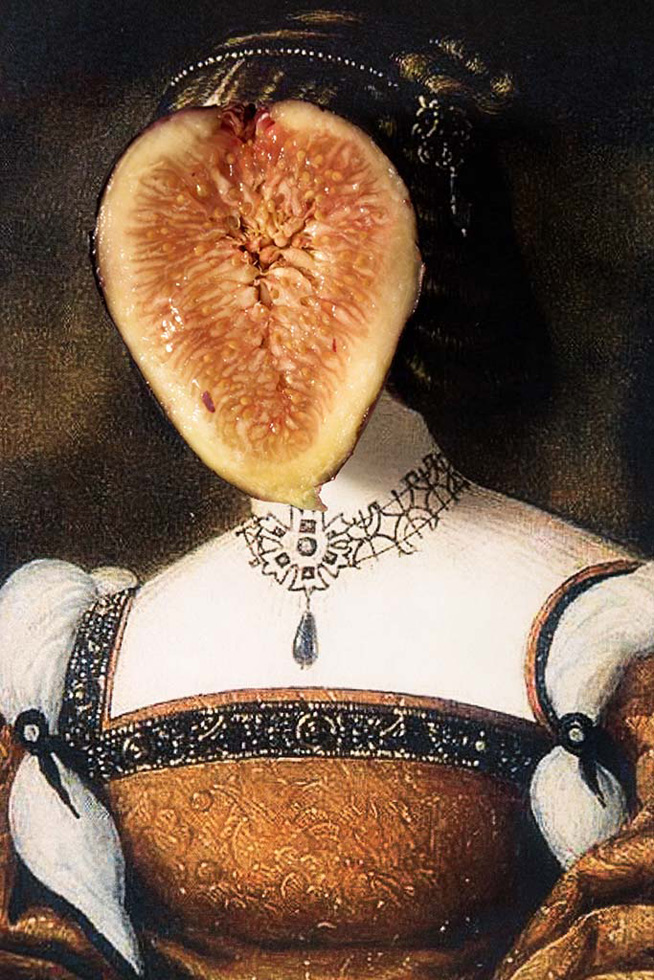 Using food and found objects, Zeren creates Dada-inspired images in this ongoing series.