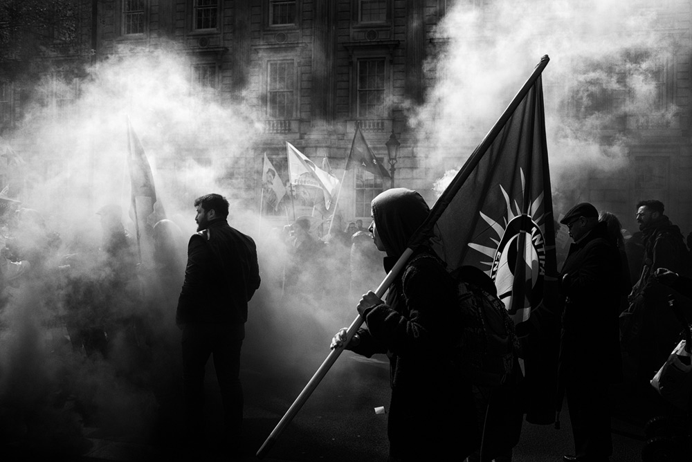 Support for Kurdish hunger strike, London, 2019