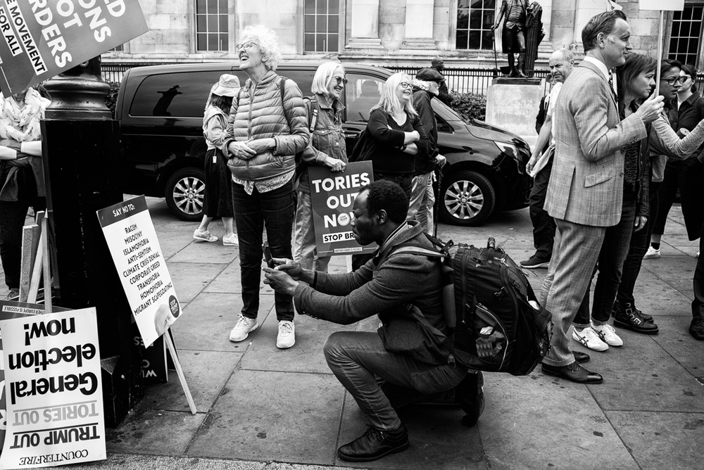 Stop Trump demonstration, London, 2019