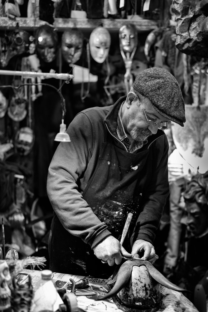 Mask Maker, Florence, Italy