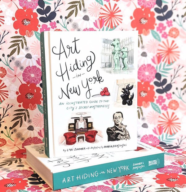 *$50 donation* "Art Hiding in New York: An Illustrated Guide to the City's Secret Masterpieces" by Lori Zimmer (Running Press, 2020, hard cover). Signed by the author. Uncover the artistic masterworks hidden across New York City in this charmingly illustrated exploration of one of the world’s greatest creative treasure troves. $50 donationSOLD 
@thelorizimmer