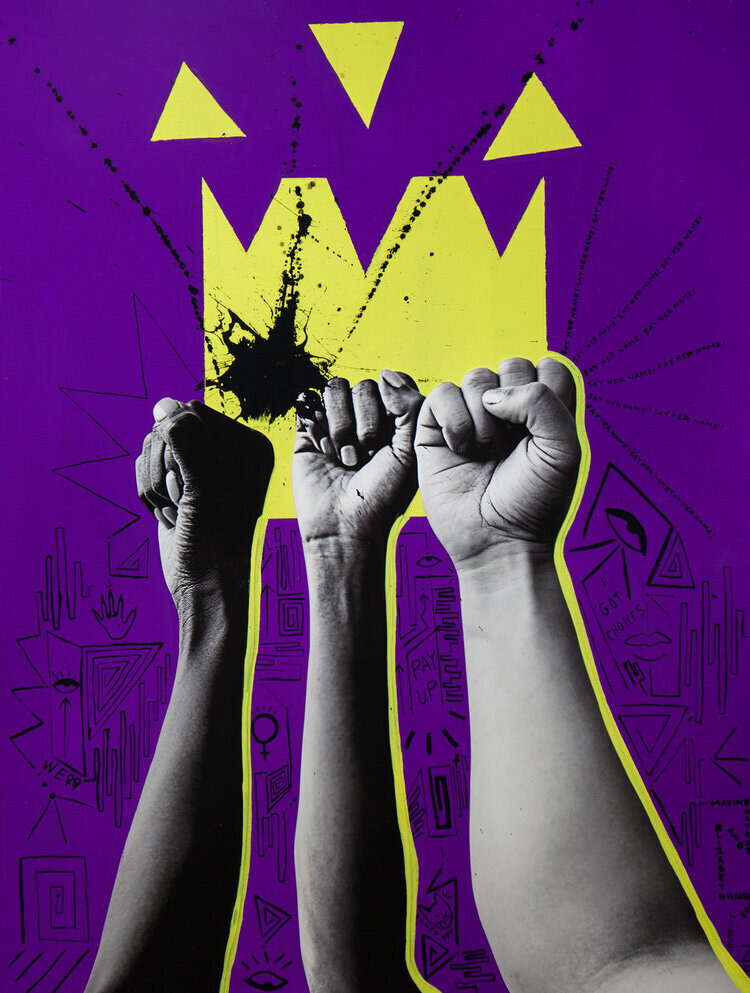 "Power of We" by Nichole Washington. 8"x10" archival digital print, signed. $200 donation
@nicholawola