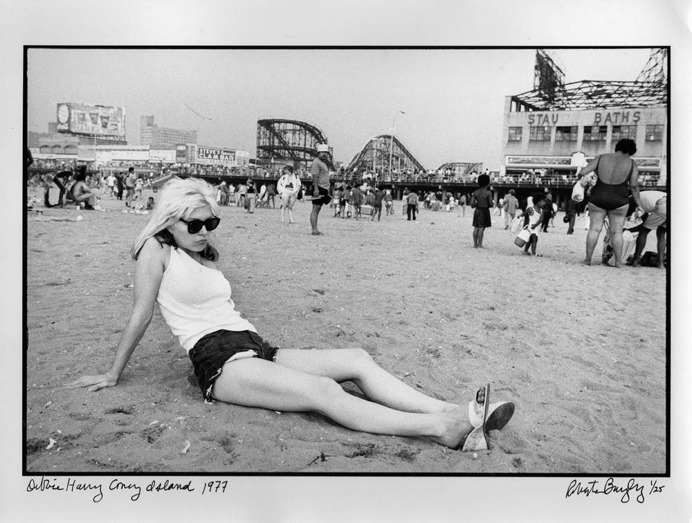 Debbie Harry, Coney Island, 1977, by Roberta Bayley. 11"x14" silver gelatin fiber print, signed, editioned 1/25. $500 donationSOLD
@bayley1950