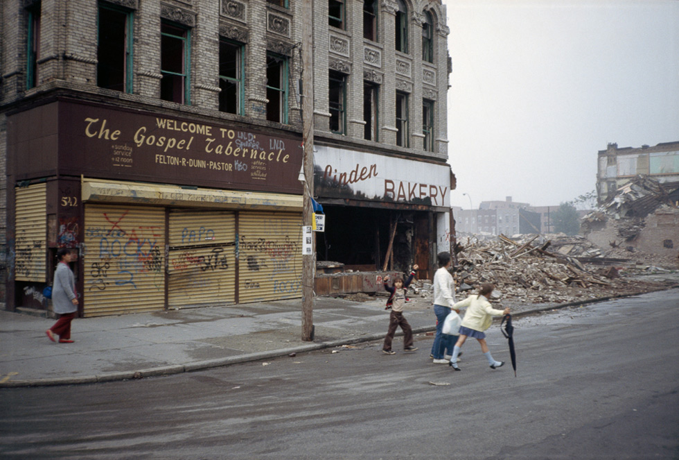 The Gospel Tabernacle and Linden Bakery, Bushwick, Brooklyn, NY, 1983