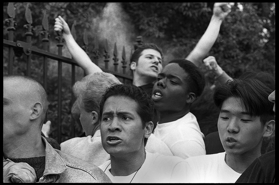 ACT UP Ashes Action, Washington, DC, October 11, 1992.