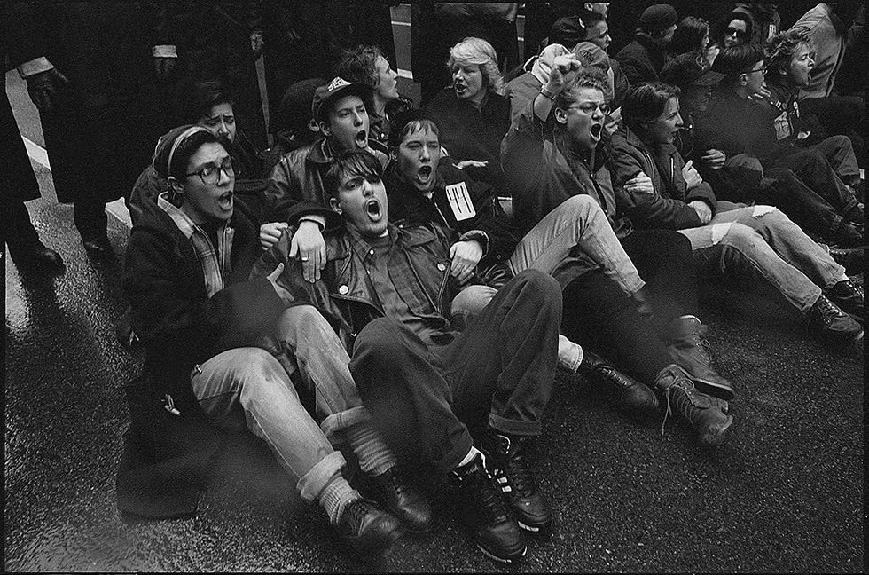 ILGO protest, March 17, 1993.