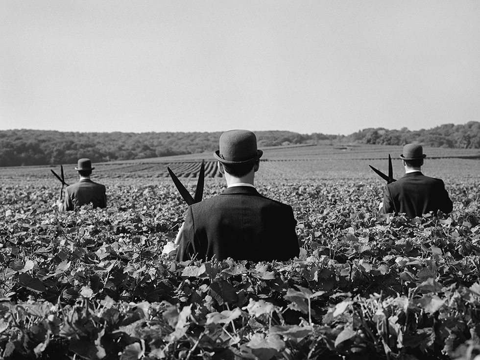 "Three Men with Shears No. 1, Reims, France" 1997