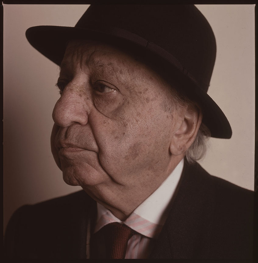 And a bonus portrait of Yousuf Karsh whose archive I represent, photographed at Karsh's New York studio, 1989