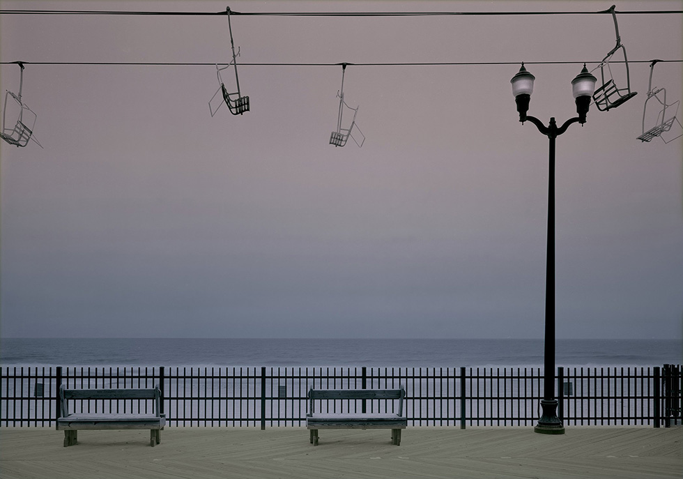 All fine art prints of the following images are gelatin silver prints either split toned, sepia and selenium toned, or sepia, selenium and iron toned ⭐️

Casino Pier Sky Ride, Seaside Heights