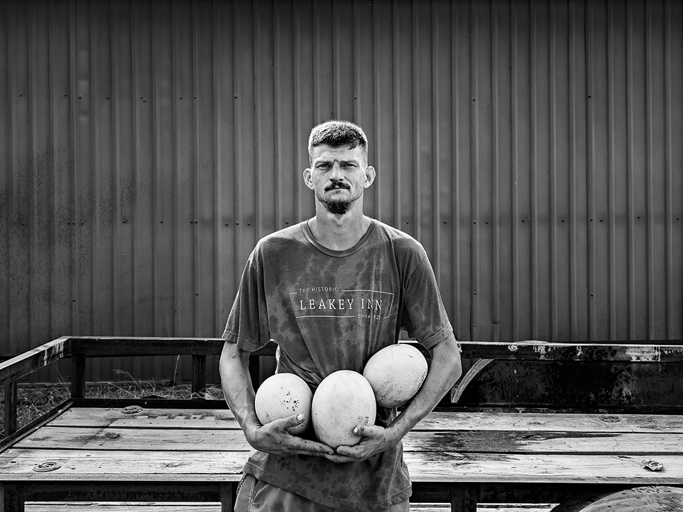 Melon Farmer, July Jubilee Rodeo, Leakey, 2023