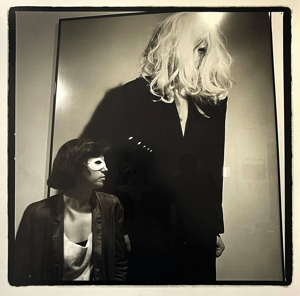White Mask with Large Print, 1984