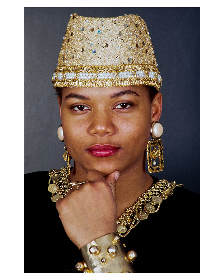 Queen Latifah, New York, 1990 
© Ernie PaniccioliClick here to get a Queen Latifah print