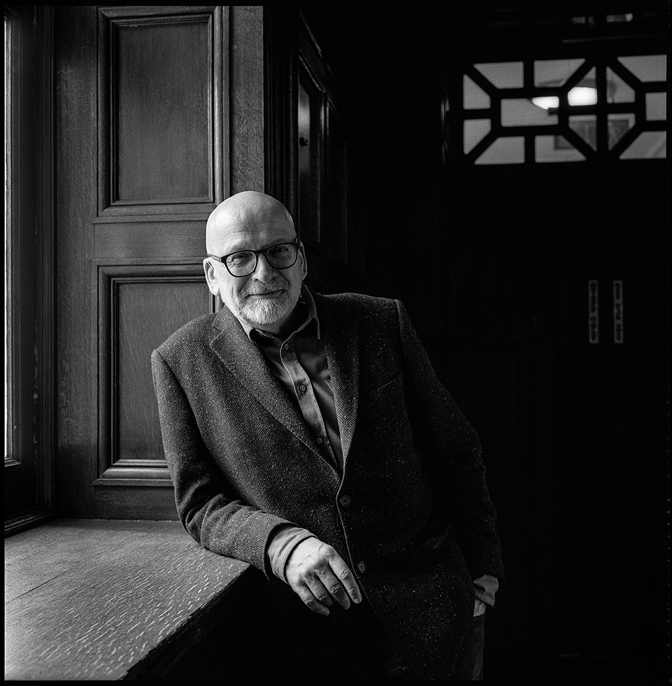 Steve Pyke MBE, HonFRPS, author of 10 books, is known for his intimate portraits of extraordinary thinkers, creators, and artists of our time. The following writers all appear in his latest publication. Click through to Series Info to get your copy.

Roddy Doyle, Dublin, 2025